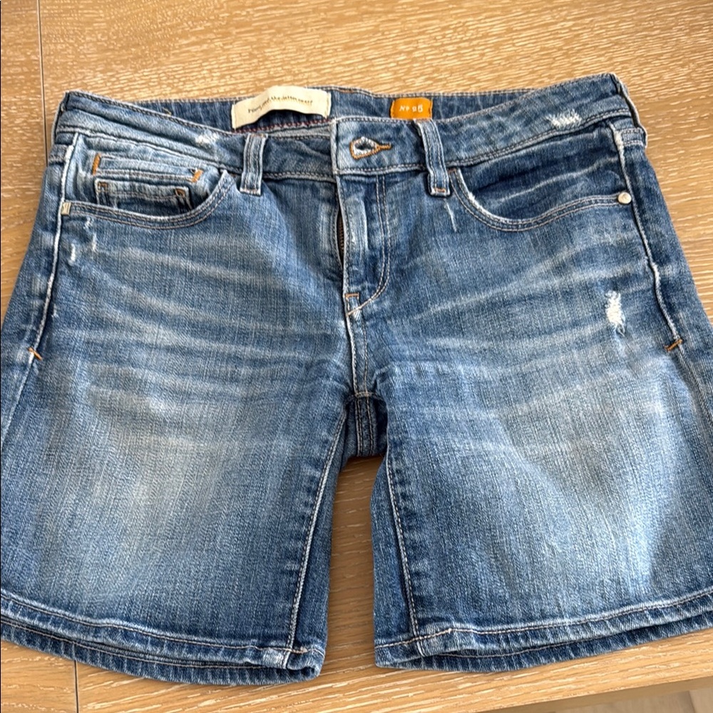 Anthropologie Blue Denim Shorts